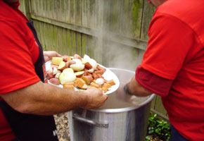 crawfish boil fixins