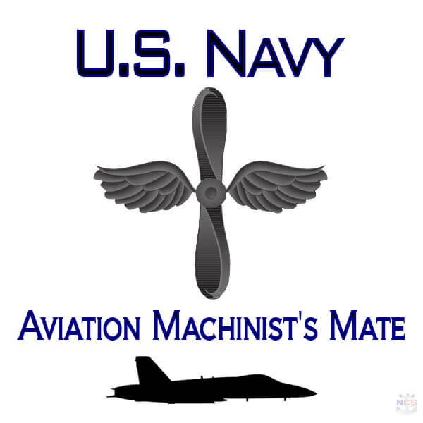 Navy Aviation Machinist's Mate rating insignia