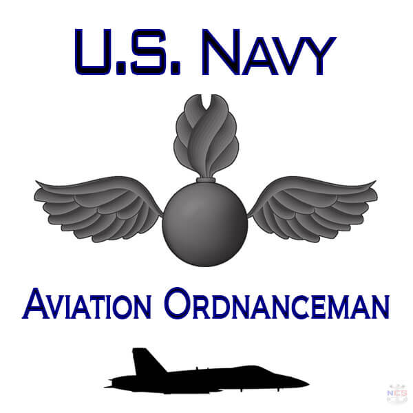 Navy Aviation Ordnanceman rating insignia