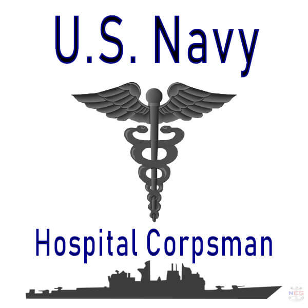 Navy Hospital Corpsman rating insignia