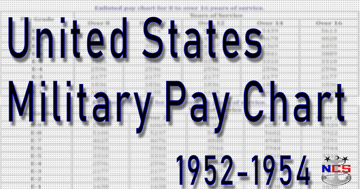 Military Pay Chart 1967