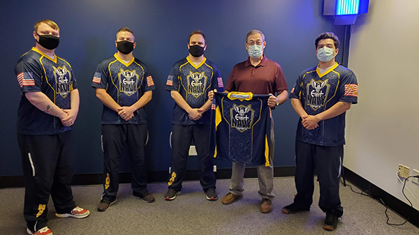 NavyCS visits Navy Esports Team