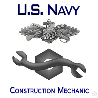 Constructionman Builder black USN Navy Rate