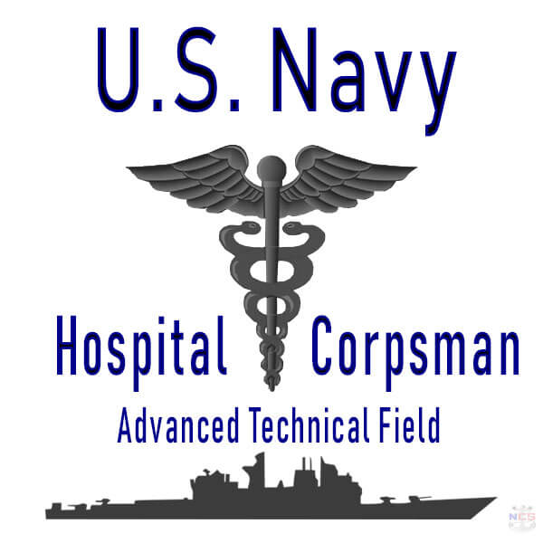 Navy Hospital Corpsman rating insignia