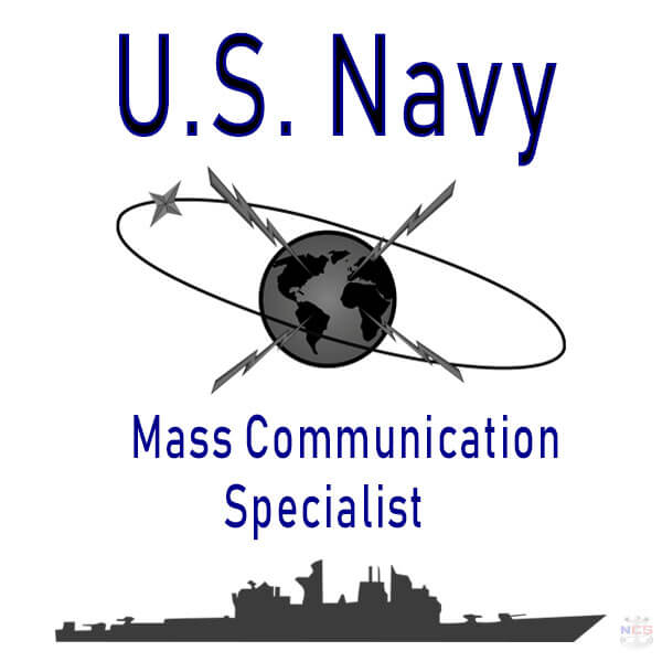 Navy Mass Communication Specialist rating insignia