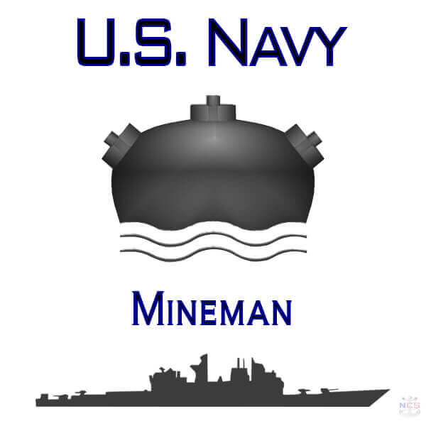Navy Mineman rating insignia