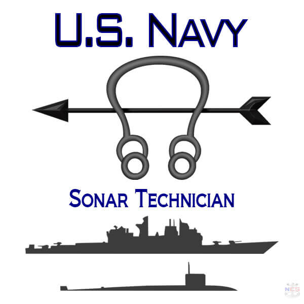 Navy Sonar Technician rating insignia