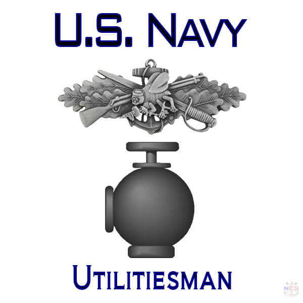 Navy Utilitiesman rating insignia