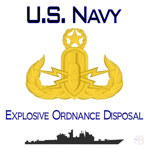 Navy Explosive Ordnance Disposal Officer (EOD) insignia